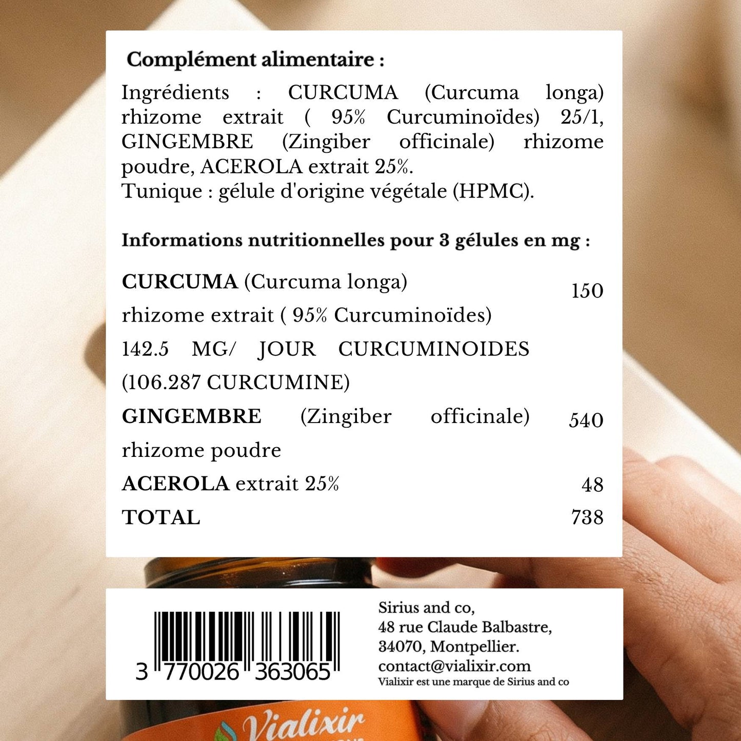 Elixir Curcuma - VialixirVialixir