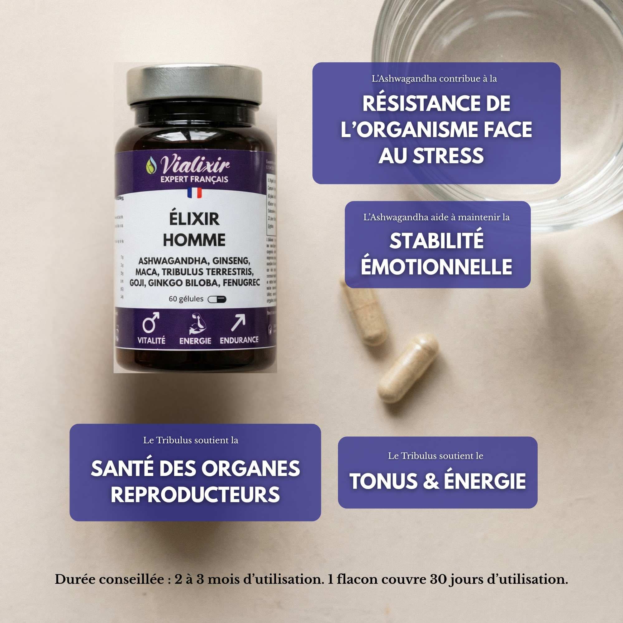 Élixir Homme : vitalité et libido naturelles – Vialixir